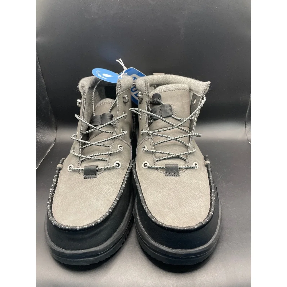 Hey Dude Bradley Classic Tumbled Granite Grey Multi Boots 44327-1VT Mens 10